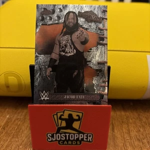 2025 TOPPS CHROME WWE - CACTUS JACK x WRESTLEMANIA - JACOB FATU #48 BASE CARD - Picture 1 of 2