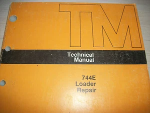 ORIGINAL JOHN DEERE 744E LOADER TECHNICAL REPAIR MANUAL  - Picture 1 of 9
