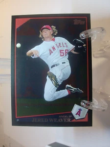 2009 Topps Wal-Mart nero #473 - Jered Weaver - Los Angeles Angels (97922) - Foto 1 di 2