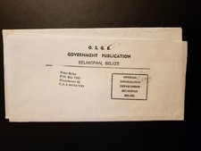 Belize 1980s-Era Osgb Wrapper Used Abroad