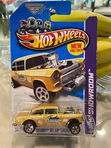 2013 hot wheels hw showroom 55 chevy bel air gasser 190/250 gold - Picture 1 of 1