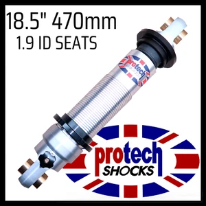 18.5" 470mm Open Bearing Shock Absorber Coilover Protech Shocks Fully Adjust - Picture 1 of 1