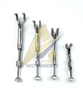 Lowman Bone Holding Clamps Forceps 4 Pcs Set Orthopedic Surgical Veterinary - Picture 1 of 3