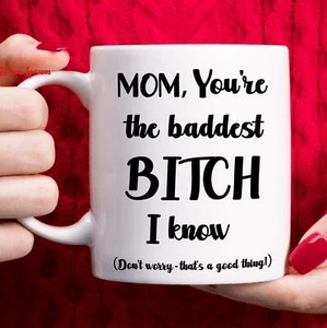 Tazza mamma divertente 11 oz regalo da figlia festa della mamma compleanno Natale - Foto 1 di 6