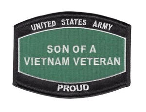 Army Son Of A Vietnam Veteran Patch - Bild 1 von 6
