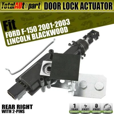 Power Door Lock Actuator w/Bracket for Ford F-150 2001-2003 F-150 Heritage 2004 - Image 1 of 4