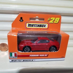 Matchbox 1998 #29 Red FERRARI 456GT Black Interior *GERMAN Box New in C9 New Box - Picture 1 of 5