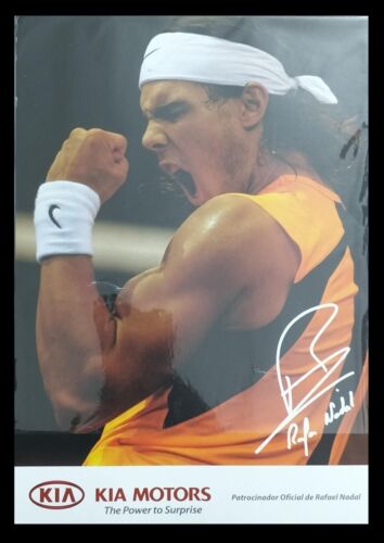 115. Firmato 15.2cmX22.9cm Foto Rafael Nadal Spagnolo Tennis Giocatore