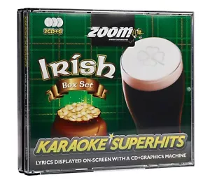 Zoom Karaoke CD+G - Irish Superhits - Paquete de discos de karaoke triple CD+G Irlanda - Imagen 1 de 1