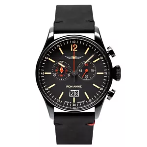 Iron Annie Watch Flight Control Pilot Chrono 5184-2 Ronda Movement - Picture 1 of 3