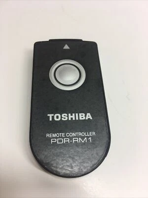PDR-RM1 Toshiba Remote Control Controller Black Silver Small - Image 1 of 4