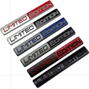 3D Limited Edition Metal Car Emblem Trunk Badge Fender Sticker Adhesive Decal - Picture 1 of 17