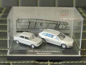 1/87 Busch 100 años Neckarsulm NSU Prinz Audi A6 Avant Limited embalaje original RARO perfecto - Imagen 1 de 1
