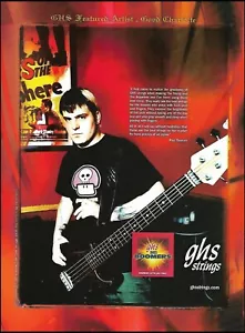 Good Charlotte Paul Thomas GHS Bass Boomers Guitar Strings advertisement print - Picture 1 of 3