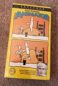 Paul Driessen Animator VHS 1993 Expanded Entertainment Cartoons New Sealed - Picture 1 of 6