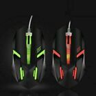 2Pcs Wired Gaming Mouse Led Breathing Fire Dpi Laptop Pc Computer Optical Mice