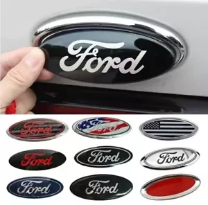 Ford 1x Stemma logo Fronte O retro per Ford Focus Fiesta Kuga Puma Mondeo C-max - Imagen 1 de 18