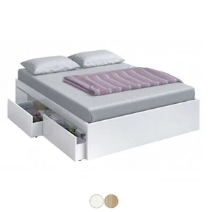 Cama con 4 cajones dormitorio matrimonial moderno, Kendra - Imagen 1 de 17