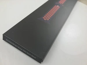 Original Apple watch Nike Sport Band 44MM 45MM 46MM 49MM Blue Black/Bright Mango - Picture 1 of 10