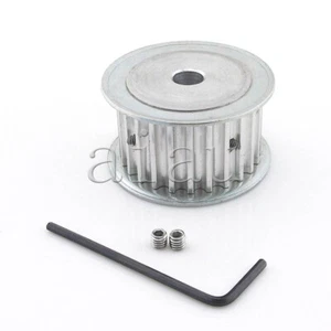 HTD5M24T Timing Belt Pulley 24 Teeth 6mm-20mm Bore 21mm width Stepper Motor CNC - Picture 1 of 4