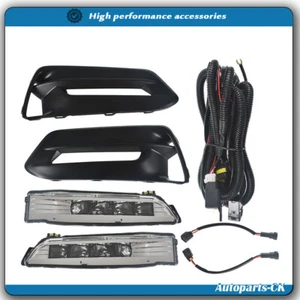 For Honda Accord 18-19 1.5L 2.0L Front Bumper LED Fog Light Assembly DRL RH+LH - Picture 1 of 12