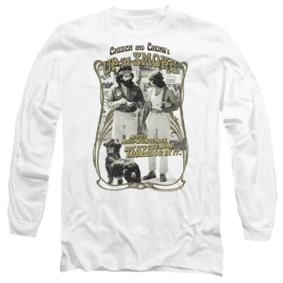 Up In Smalloke Labrador  Mens Long Sleeve T-Shirt, White - Image 1 of 3