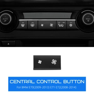 Fit BMW X5/E70/X6/E71 Replacement Climate A/C Control Panel Fan Speed Button Key - Picture 1 of 4