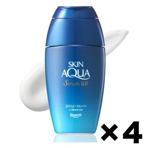 SKIN AQUA Serum UV Gel Sunscreen Fragrance-Free Color-Free 4Pack Set 70g - Picture 1 of 10
