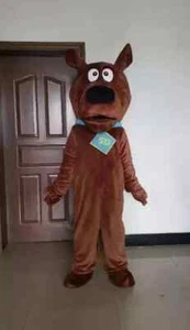Scooby-doo dog brown character fancy dress Cartoon Mascot Costume Adult Suit - Picture 1 of 3