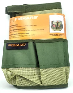 FISKARS Bucket Caddy Green Tool Tote Organizer Gardening New for 5 gallon bucket - Picture 1 of 6