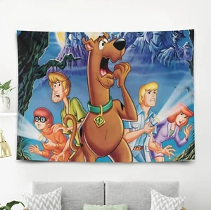Scooby doo Tapestry Gift Wall Hanging Backdrop for Room Bedroom Girls or Boys - Picture 1 of 8