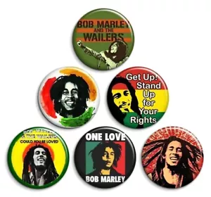 BOB MARLEY button badge magnet clip chapa imán pin 38mm 1.5 Inch - Imagen 1 de 10