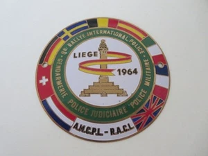 1964 RACL AMCPL Liege 9e Rallye International Police Gendarmerie Militaire + - Picture 1 of 4