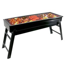 Bbq Charcoal Grill Stainless Steel Charcoal Grill Outdoor Cooking Camping Picnic