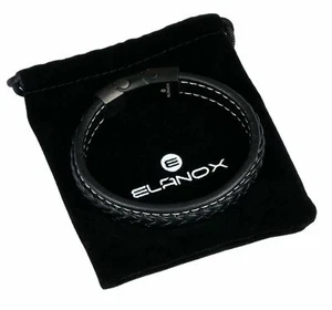elanox Lederarmband unisex mit Edelstahlverschluss und Verlängerung neu Leder - Bild 1 von 16