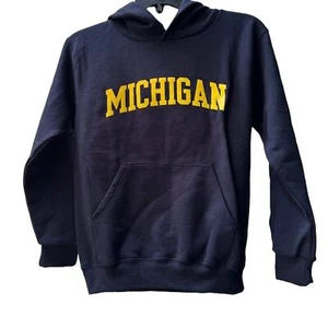 UM University of Michigan Wolverines Champion Hoodie, Youth Medium (7-8) - Picture 1 of 2