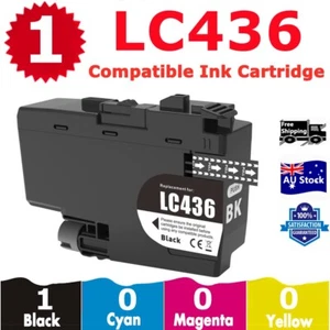 1x Compatible LC436 LC-436 Black Ink For Brother J4340DW J4440DW J4540DW J5855DW - Picture 1 of 1