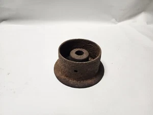 Antique / Vintage Cast Iron / Steel Railroad Type Wheel. - Picture 1 of 8