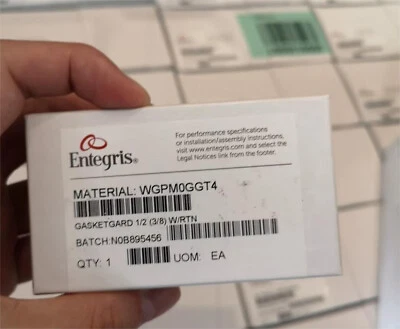 1PCS  ENTEGRIS   WGPM0GGT2   OR   WGPM0GGT4   GASKETGARD . NEW IN BOX . DHL - Image 1 of 4