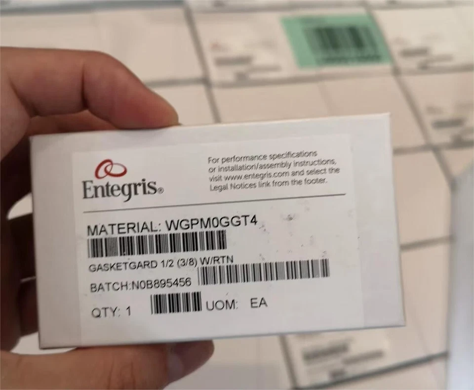 1PCS  ENTEGRIS   WGPM0GGT2   OR   WGPM0GGT4   GASKETGARD . NEW IN BOX . DHL - Image 1 of 4