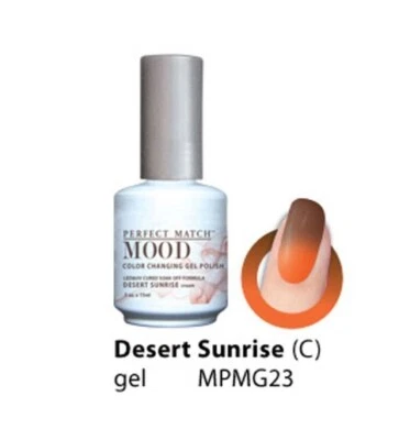 LeChat Perfect Match MOOD  Changing Gel Polish,Desert Sunrise Cream 0.5 oz. 15ml - Image 1 of 2