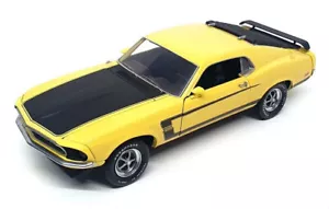 Franklin Mint 1:24 Diecast, 1969 Ford Mustang Boss 302, Neu, Papiere & Box - Bild 1 von 2