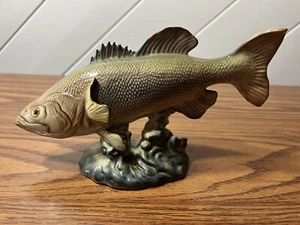 RARE BESWICK ENGLAND Statue 1266 Largemouth BLACK BASS FISH Figurine - Picture 1 of 7