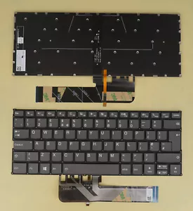 Nuova tastiera UK per Lenovo ThinkBook 14-IIL tipo 20SL 14-IML laptop retroilluminato grigio - Foto 1 di 1