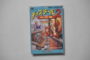 Famicom Chip and Dale Rescue Rangers 2 boxed Japan FC game US Seller - Picture 1 of 5