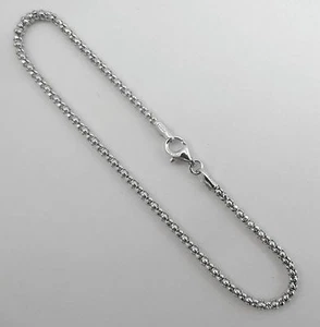 7,8,9,10,11 inches BRACELET, ANKLET 925 Sterling Silver 2.8mm Pop-Corn Chain NEW - Picture 1 of 1