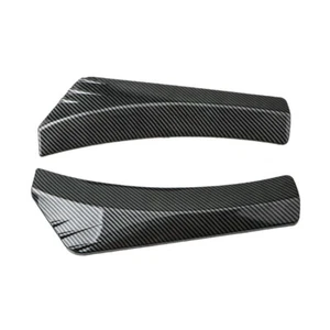 Style Fibre de Carbone 2pcs Voiture Pare-chocs Arrière Spoiler Canard Anti-Collisseur Lèvres - Photo 1/12
