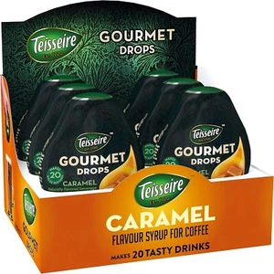 6x Sugar Free Coffee Syrup Teisseire Gourmet Drops - Vegan Caramel - 20 Servings - Picture 1 of 1