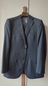 Abito uomo blu gessato Ports taglia 46 - Foto 1 di 6