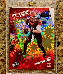 Joe Burrow 2021 Panini Player of the Day KABOOM #'d 72/99 SSP Cincinnati Bengals - Picture 1 of 12
